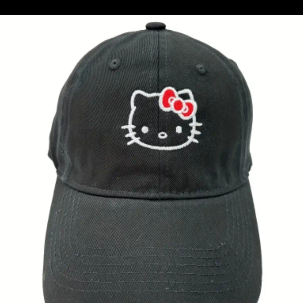 New black Hello Kitty cat baseball cap hat